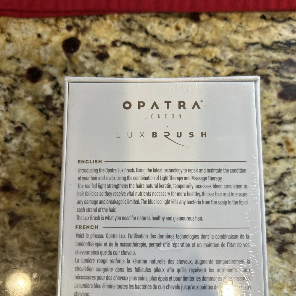 Opatra London Lux Brush Hair Scalp Repair Light and Massage Therapy Brush NIB